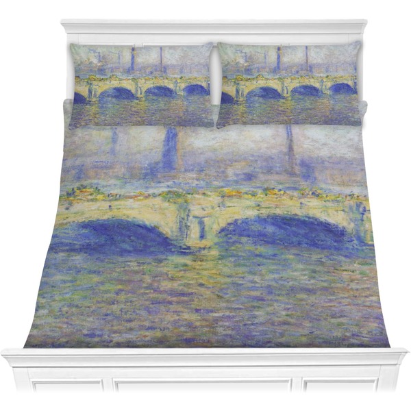 Custom Waterloo Bridge by Claude Monet Comforters