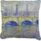 Waterloo Bridge Burlap Pillow 16"