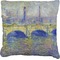 Waterloo Bridge Burlap Pillow 24"