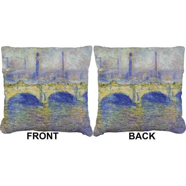 Waterloo Bridge Burlap Pillow Approval