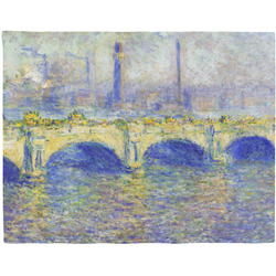Waterloo Bridge by Claude Monet Woven Fabric Placemat - Twill