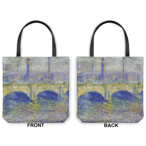 Waterloo Bridge Canvas Tote - Front and Back
