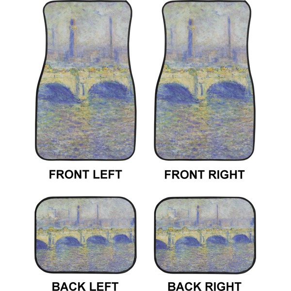 Waterloo Bridge Car Floor Mats Set (2F + 2B)