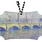 Waterloo Bridge by Claude Monet Rear View Mirror Ornament