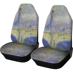 Waterloo Bridge by Claude Monet Car Seat Covers (Set of Two)