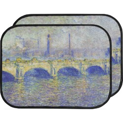Waterloo Bridge by Claude Monet Car Floor Mats (Back Seat)