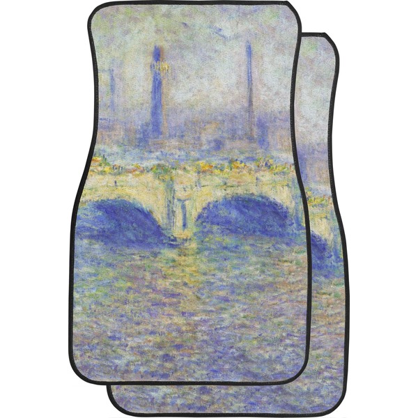 Custom Waterloo Bridge by Claude Monet Car Floor Mats (Front Seat)