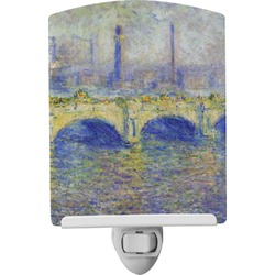 Waterloo Bridge by Claude Monet Ceramic Night Light