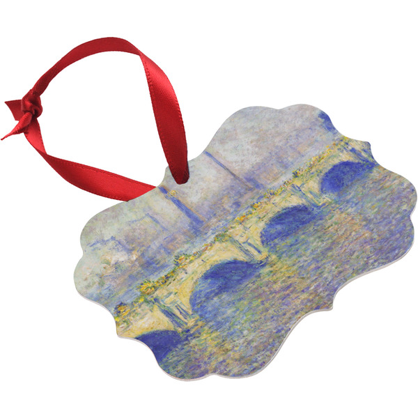 Waterloo Bridge Christmas Ornament (Angle View)
