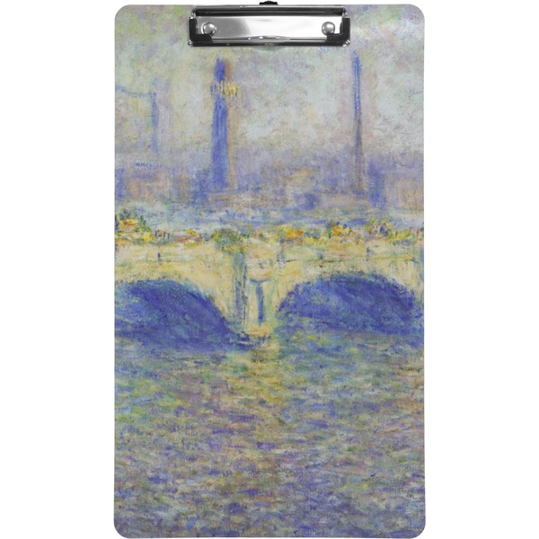 Custom Waterloo Bridge by Claude Monet Clipboard (Legal Size)