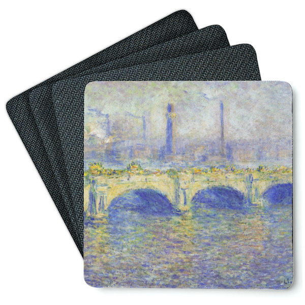Waterloo Bridge by Claude Monet Coaster Rubber Back - Main