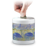 Waterloo Bridge by Claude Monet Coin Bank