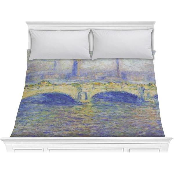 Custom Waterloo Bridge by Claude Monet Comforter - King