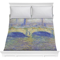 Waterloo Bridge by Claude Monet Comforter - Full / Queen