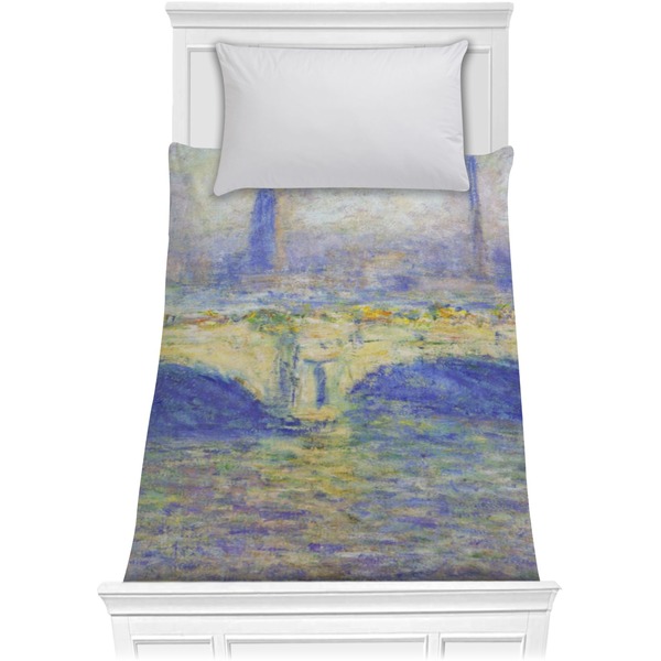 Custom Waterloo Bridge by Claude Monet Comforter - Twin