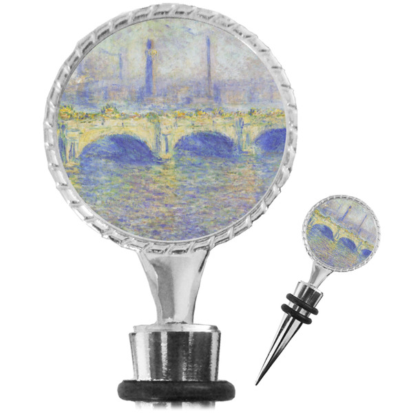 Custom Waterloo Bridge by Claude Monet Wine Bottle Stopper