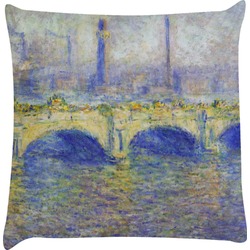 Waterloo Bridge by Claude Monet Decorative Pillow Case