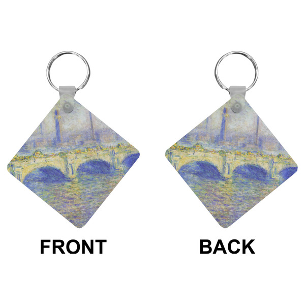 Waterloo Bridge Diamond Keychain (Front + Back)