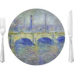Waterloo Bridge by Claude Monet Glass Lunch / Dinner Plate 10"
