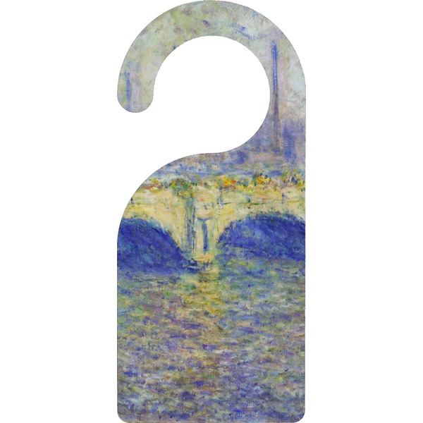 Custom Waterloo Bridge by Claude Monet Door Hanger