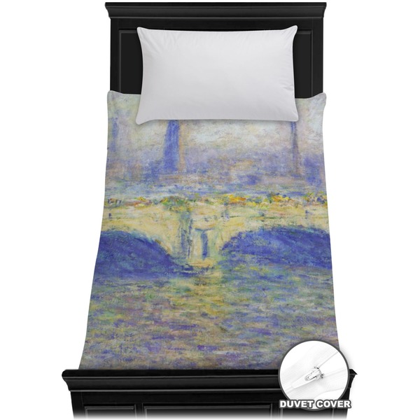 Custom Waterloo Bridge by Claude Monet Duvet Cover - Twin