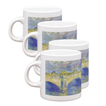 Waterloo Bridge by Claude Monet Single Shot Espresso Cups - Set of 4
