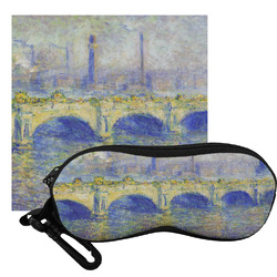 Waterloo Bridge by Claude Monet Eyeglass Case & Cloth