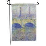 Waterloo Bridge by Claude Monet Garden Flag