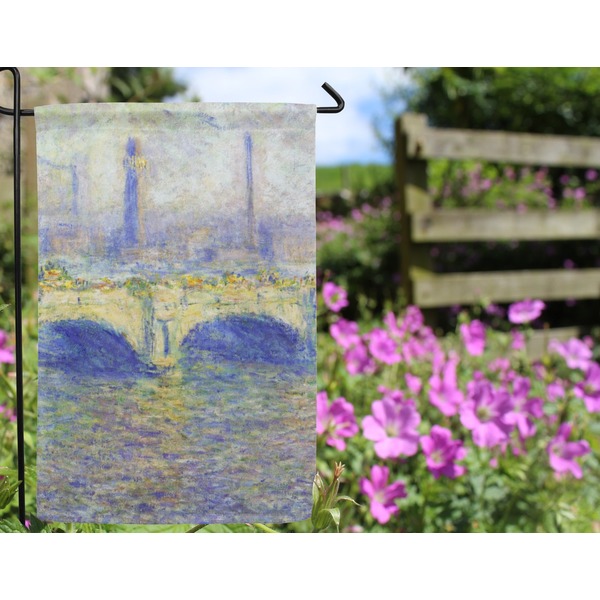 Waterloo Bridge Garden Flag - Outside In Flowers
