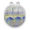 Waterloo Bridge by Claude Monet Golf Ball Marker - Hat Clip - Silver