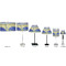 Waterloo Bridge Lamp Full View Size Comparison