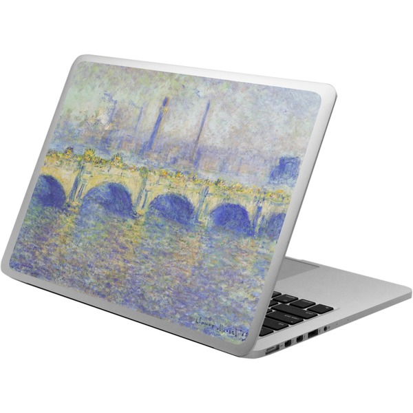 Custom Waterloo Bridge by Claude Monet Laptop Skin - Custom Sized
