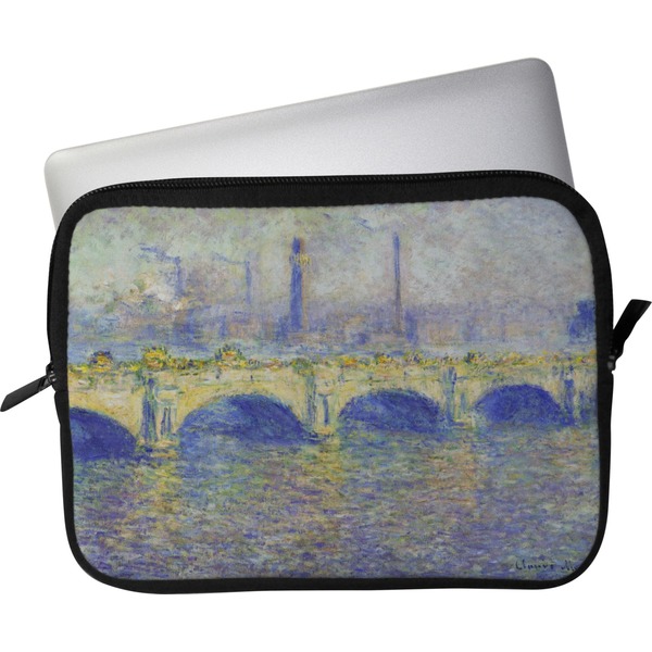 Custom Waterloo Bridge by Claude Monet Laptop Sleeve / Case - 11"