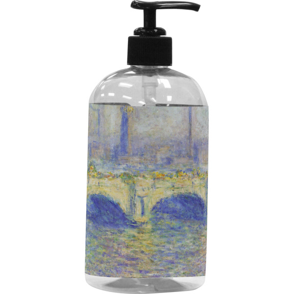 Custom Waterloo Bridge by Claude Monet Plastic Soap / Lotion Dispenser