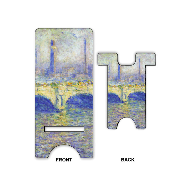 Waterloo Bridge Large Phone Stand - Front & Back