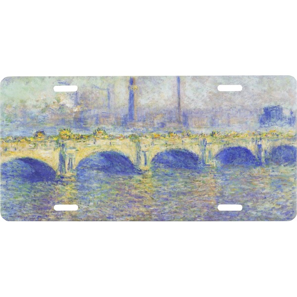 Custom Waterloo Bridge by Claude Monet Front License Plate