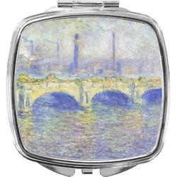 Waterloo Bridge by Claude Monet Compact Makeup Mirror