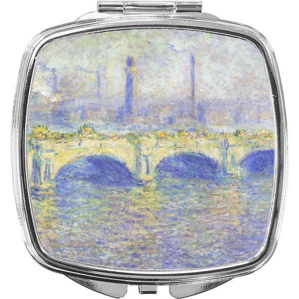 Custom Waterloo Bridge by Claude Monet Compact Makeup Mirror