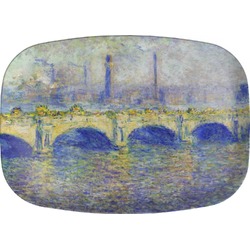 Waterloo Bridge by Claude Monet Melamine Platter