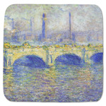 Waterloo Bridge by Claude Monet Memory Foam Bath Mat - 48"x48"