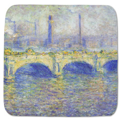 Waterloo Bridge by Claude Monet Memory Foam Bath Mat - 48"x48"