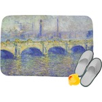 Waterloo Bridge by Claude Monet Memory Foam Bath Mat - 34"x21"