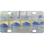 Waterloo Bridge by Claude Monet Mini/Bicycle License Plate