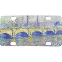 Waterloo Bridge by Claude Monet Mini / Bicycle License Plate (4 Holes)