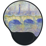 Waterloo Bridge by Claude Monet Mouse Pad with Wrist Support