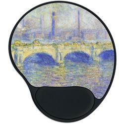 Waterloo Bridge by Claude Monet Mouse Pad with Wrist Support
