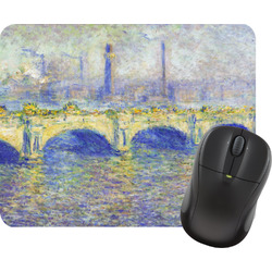Waterloo Bridge by Claude Monet Rectangular Mouse Pad