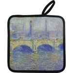Waterloo Bridge by Claude Monet Pot Holder