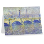 Waterloo Bridge by Claude Monet Note cards