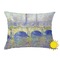 Waterloo Bridge by Claude Monet Outdoor Throw Pillow (Rectangular)